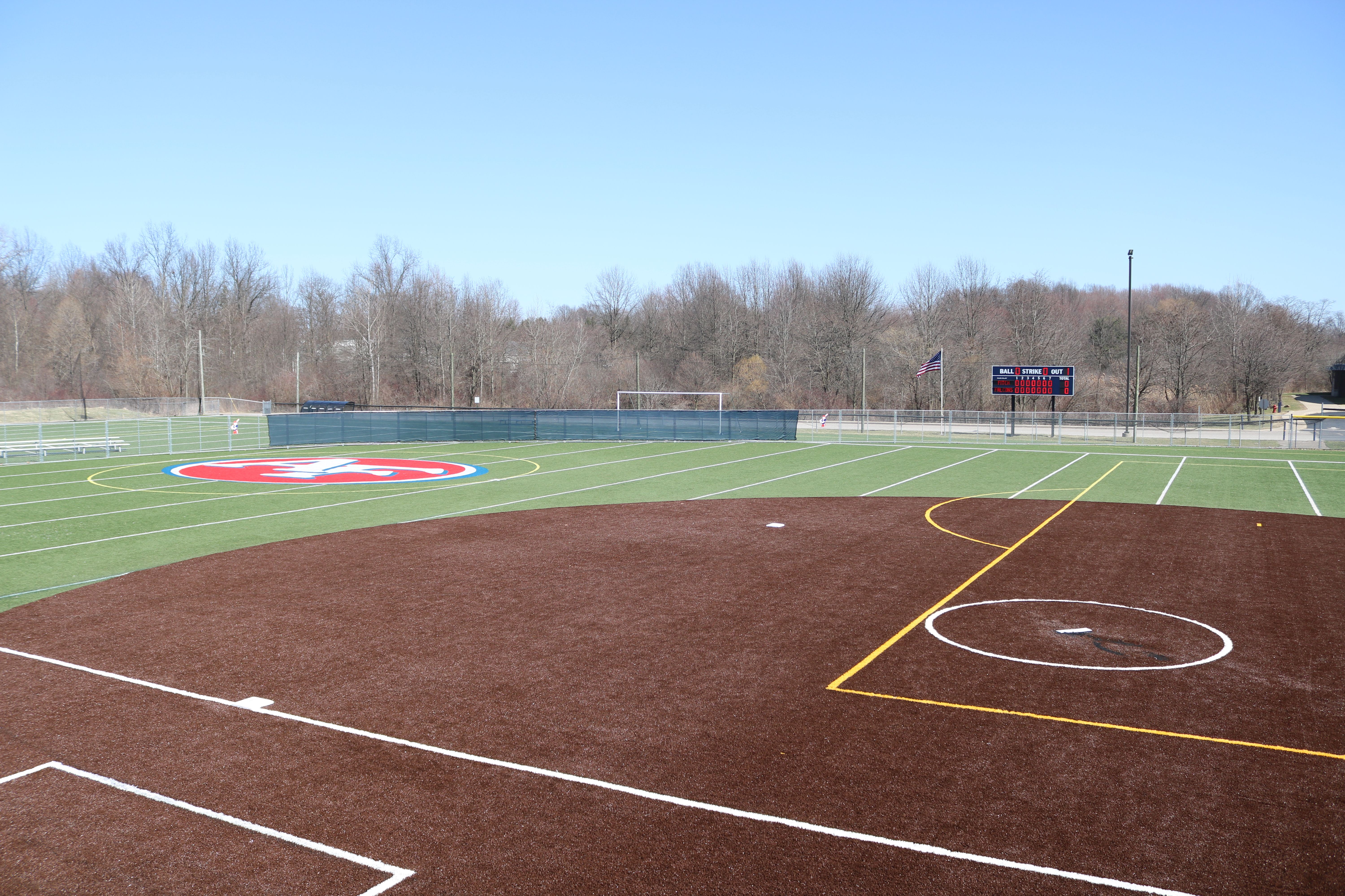Softball From Press Box Left Field